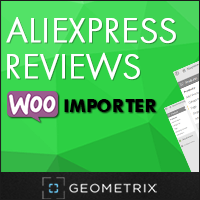 Geometrix – Aliexpress Reviews WooImporter. Add-on for WooImporter. Coupons