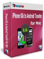BackupTrans Backuptrans iPhone Kik to Android Transfer for Mac (Family Edition) Coupon