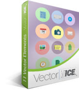 Flat UI Icons Vector Pack – VectorVice Coupons