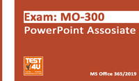 Instant 15% MO-300 PowerPoint Associate Exam –  Office 365 & Office 2019 – English version – 25 hours of access Coupon Sale