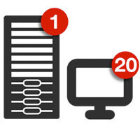 Retrospect Single Server 20 Workstation Clients v.13 for Mac w/ 1 Yr Support & Maintenance (ASM) Coupon Code